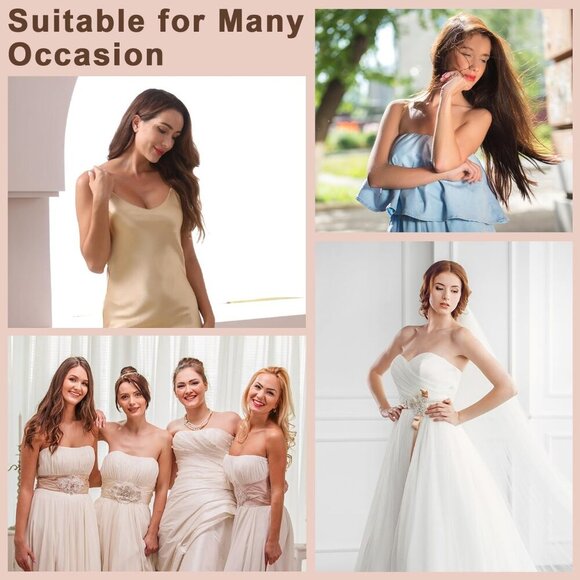 Strapless Backless Sticky Push Up Bra Invisible Stick on Adhesive Bra for Women - Picture 5 of 7